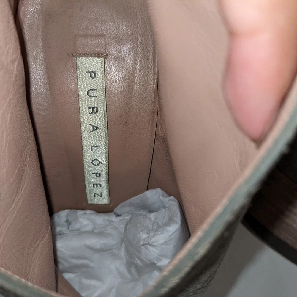 Pura Lopez suede ankle boots - Picture 7 of 16